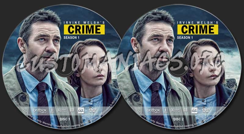 Crime - Season 1 dvd label