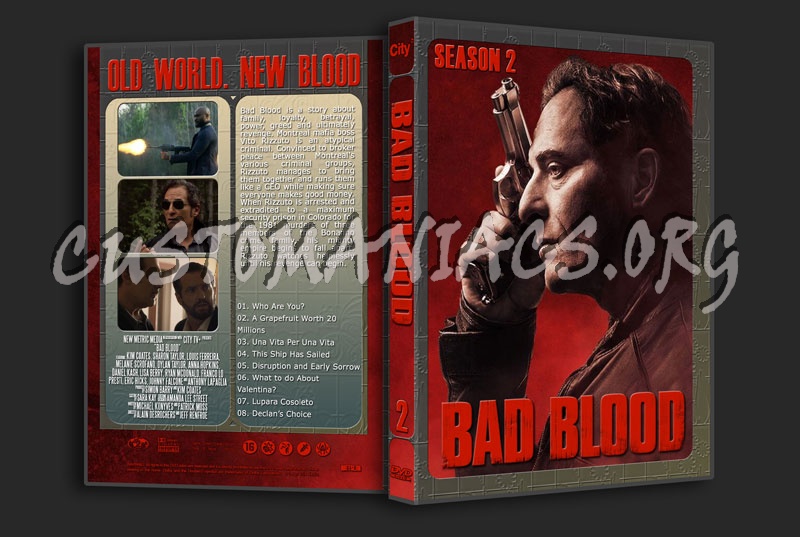 Bad Blood (2017)  Season 2 dvd cover