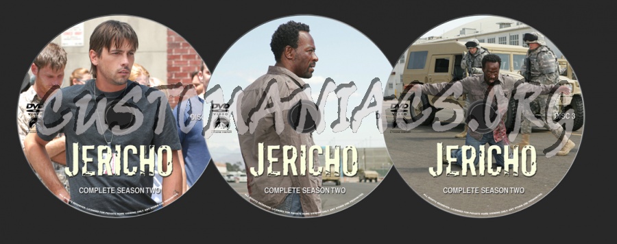 Jericho Season 2 dvd label