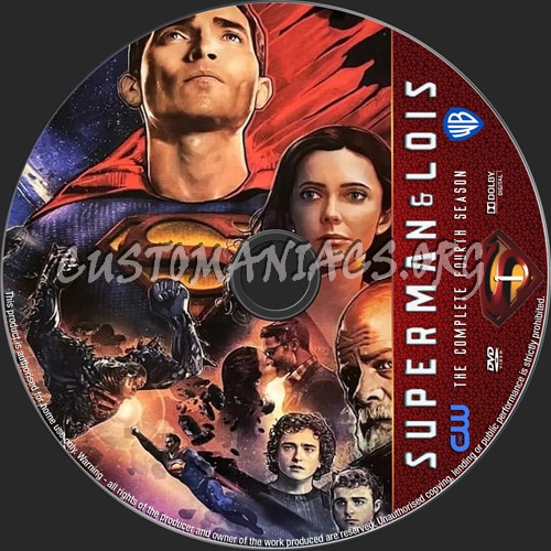 Superman & Lois Season 4 dvd label