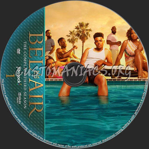 Bel-Air Season 3 dvd label