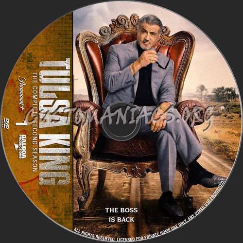 Tulsa King Season 2 dvd label