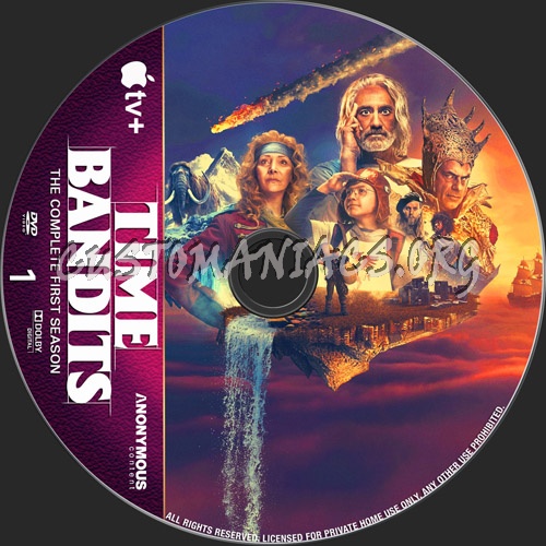 Time Bandits Season 1 dvd label