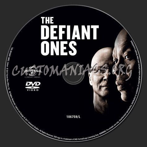 The Defiant Ones dvd label