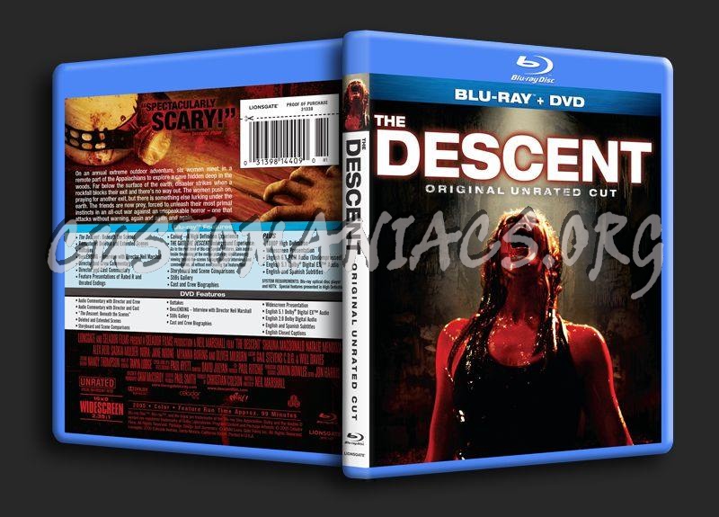 The Descent blu-ray cover