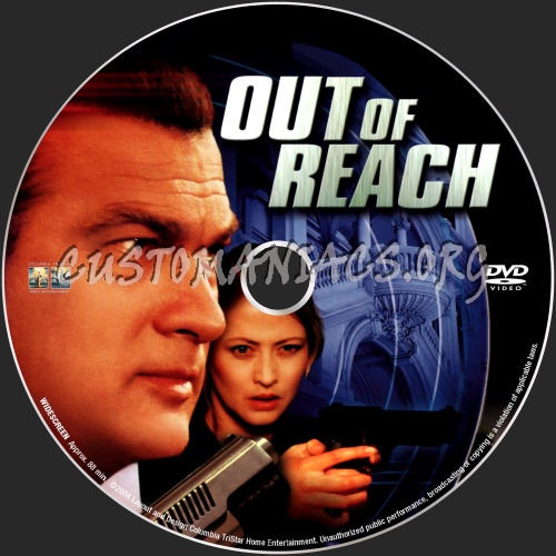 Out Of Reach dvd label