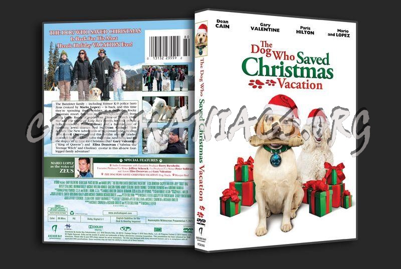 The Dog Who Saved Christmas Vacation dvd cover