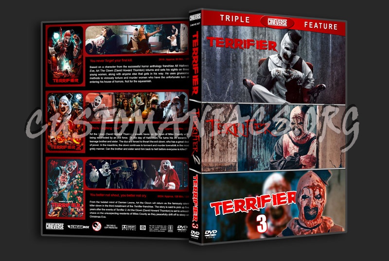 Terrifier Triple Feature dvd cover