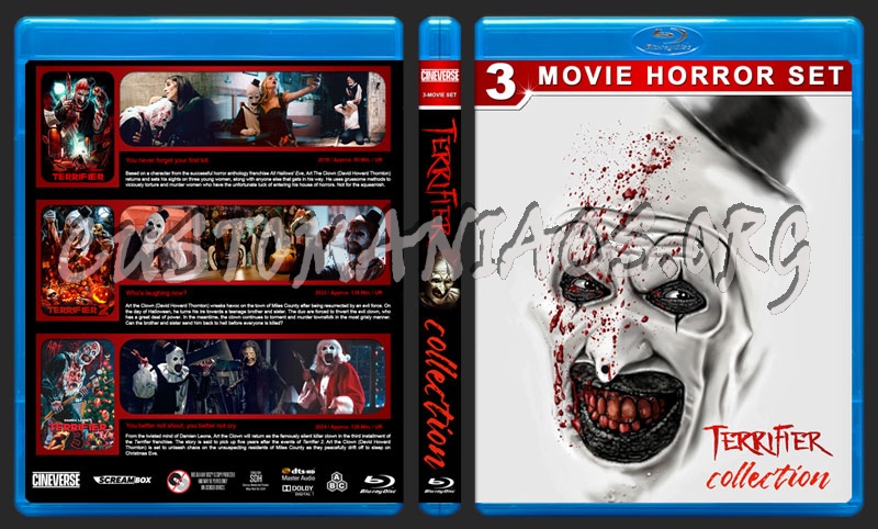 Terrifier Collection blu-ray cover