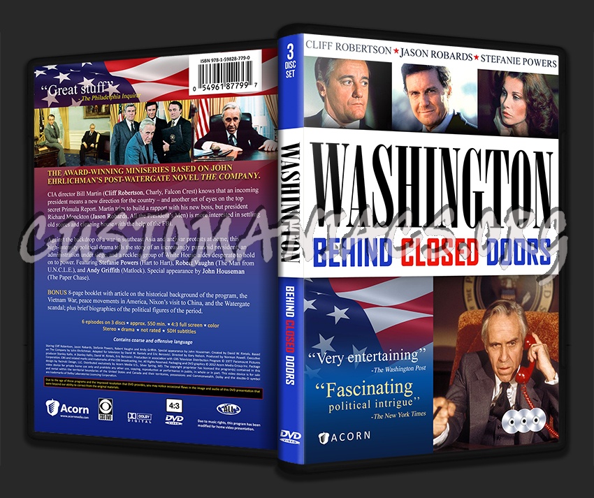 Washington Behind Closed Doors  (1977) Custom DVD Cover dvd cover