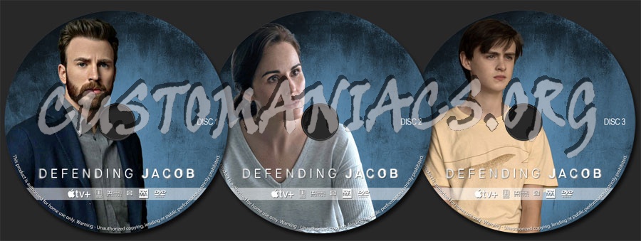 Defending Jacob (2020 mini-series) dvd label