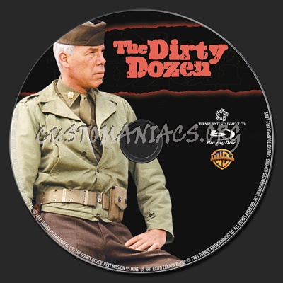 The Dirty Dozen blu-ray label