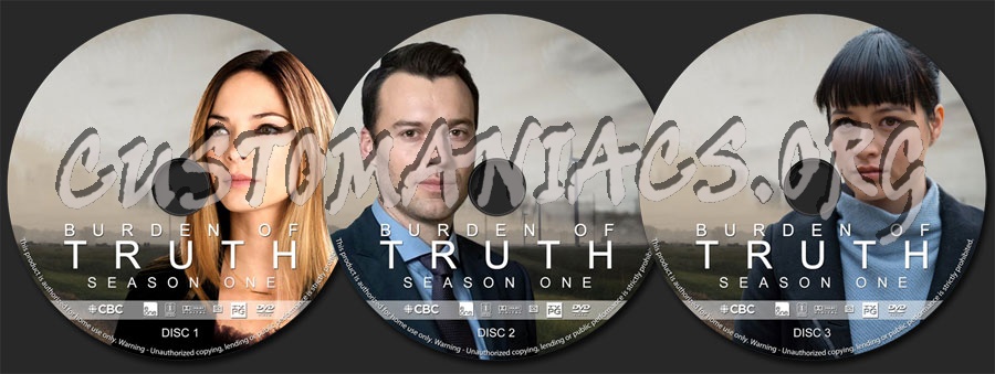 Burden of Truth - Season 1 dvd label