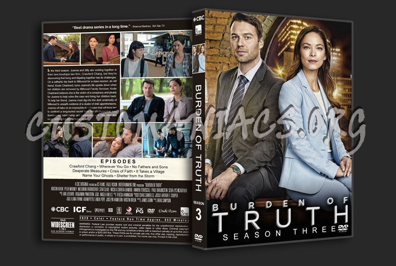 Burden of Truth - Season 3 dvd cover