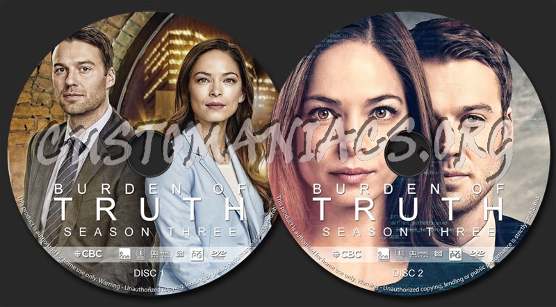 Burden of Truth - Season 3 dvd label