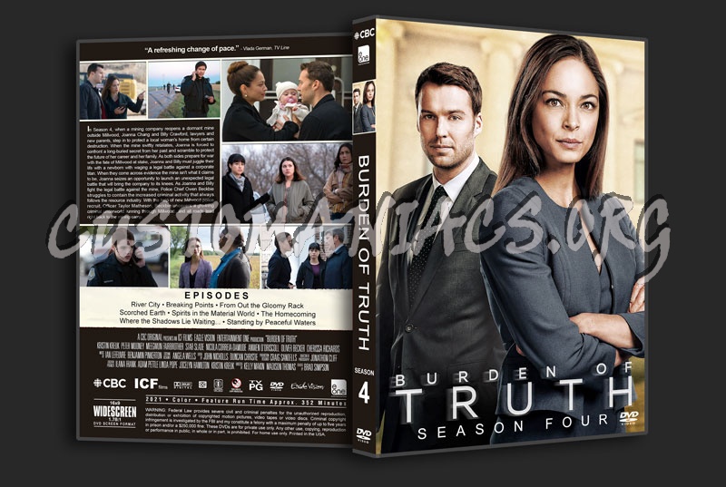 Burden of Truth - Season 4 dvd cover