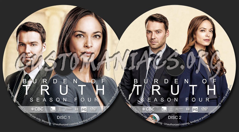 Burden of Truth - Season 4 dvd label