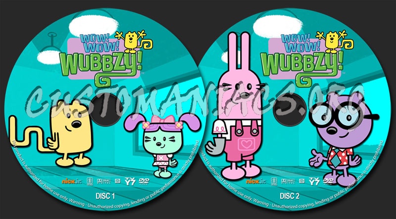 Wow! Wow! Wubbzy!: The Complete Series* dvd label