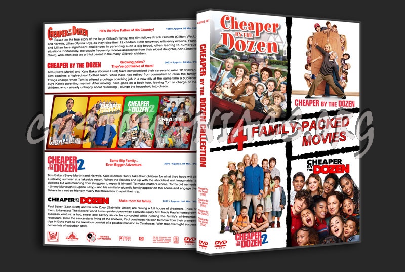 Cheaper by the Dozen Collection (4) dvd cover