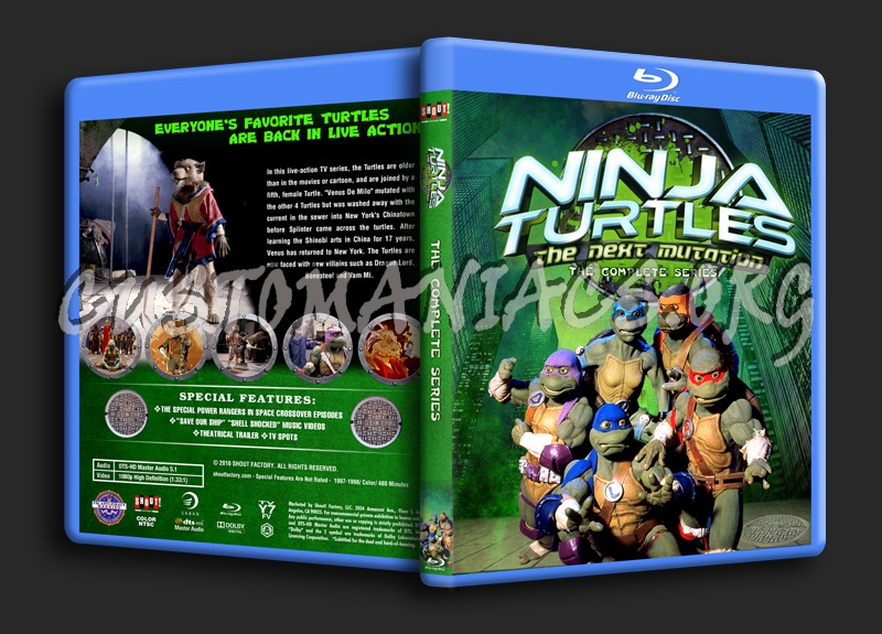 Ninja Turtles: The Next Mutation - The Complete Series blu-ray cover