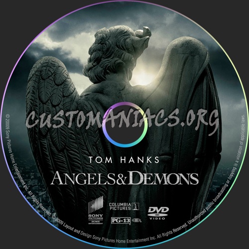 Angels And Demons dvd label