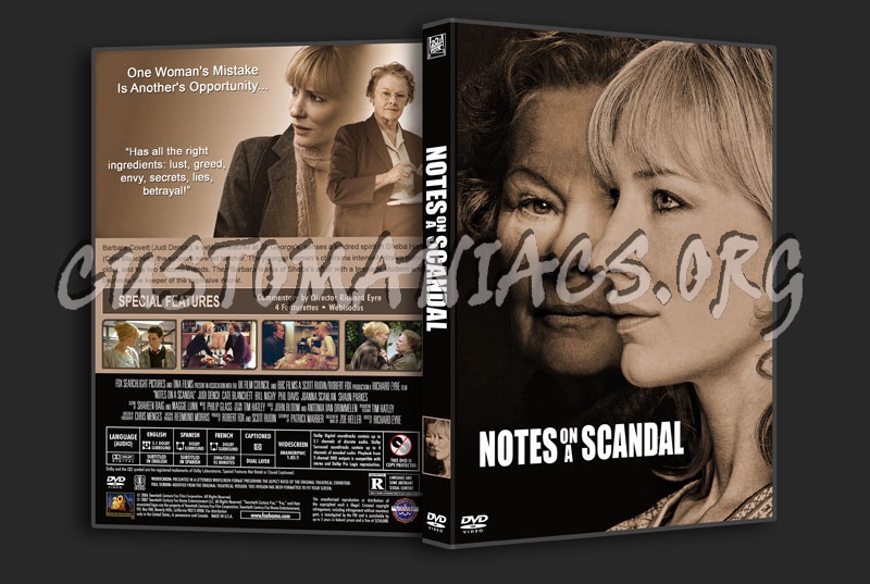 Notes on a Scandal dvd cover