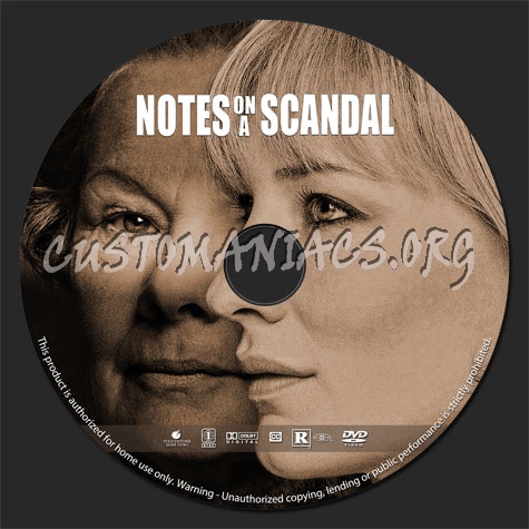 Notes on a Scandal dvd label