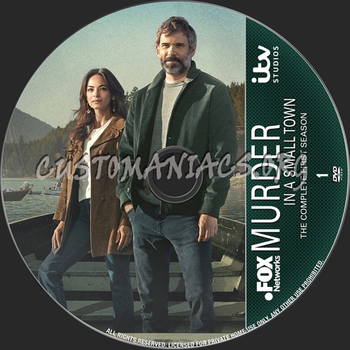 Murder In A Small Town Season 1 dvd label