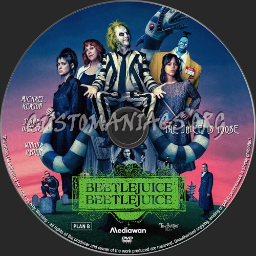 Beetlejuice Beetlejuice dvd label