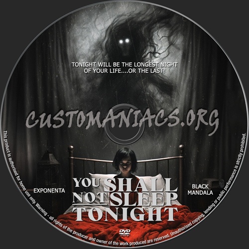 You Shall Not Sleep Tonight dvd label