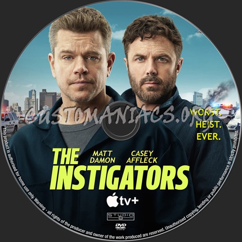 The Instigators dvd label