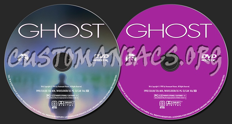 Ghost dvd label