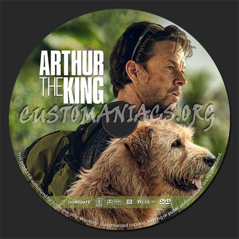 Arthur the King (2024) dvd label