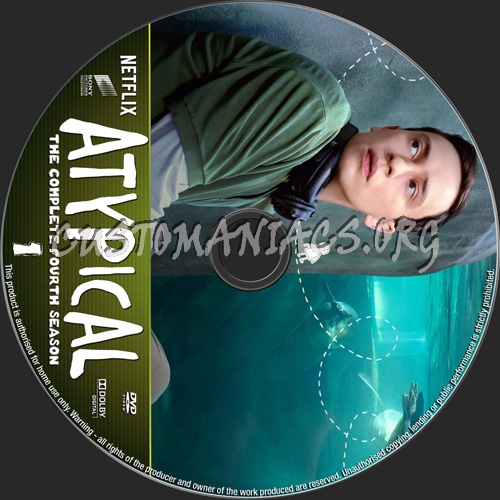 Atypical Season 4 dvd label