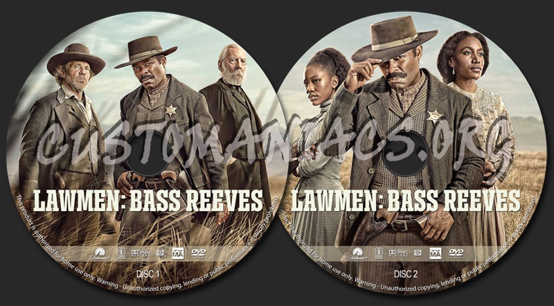 Lawmen: Bass Reeves (TV mini-series) dvd label