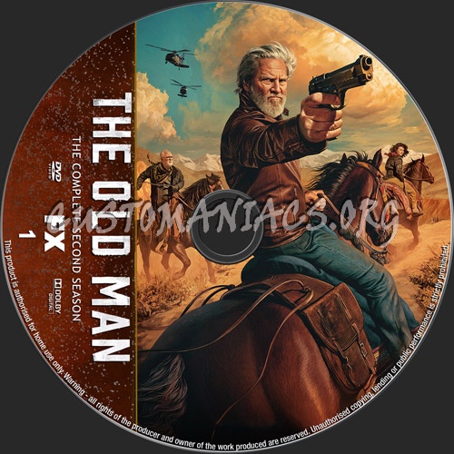 The Old Man Season 2 dvd label