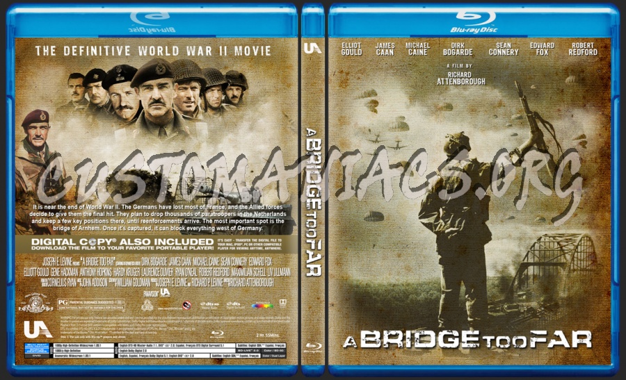 A Bridge Too Far blu-ray cover