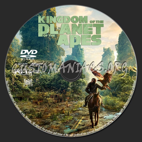 Kingdom of the Planet of the Apes dvd label