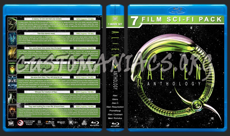 Alien Anthology blu-ray cover