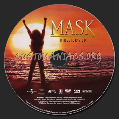 Mask (1985) dvd label