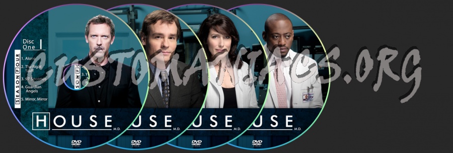 House MD dvd label