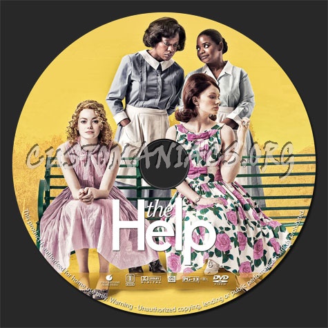 The Help (2011) dvd label