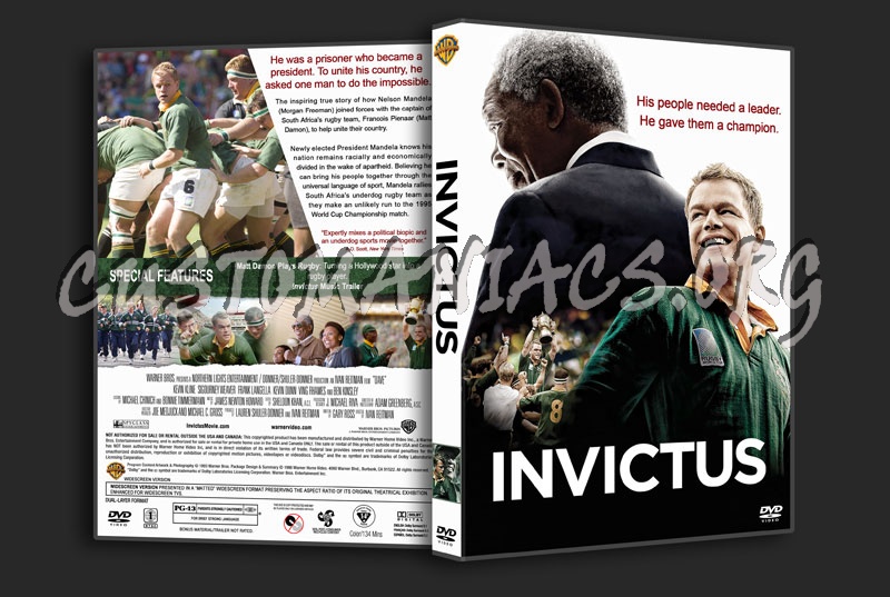 Invictus (2009) dvd cover