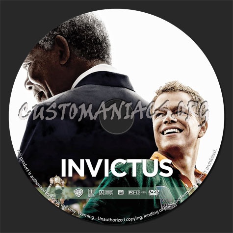 Invictus (2009) dvd label