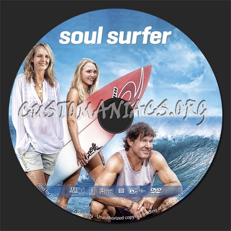 Soul Surfer (2011) dvd label