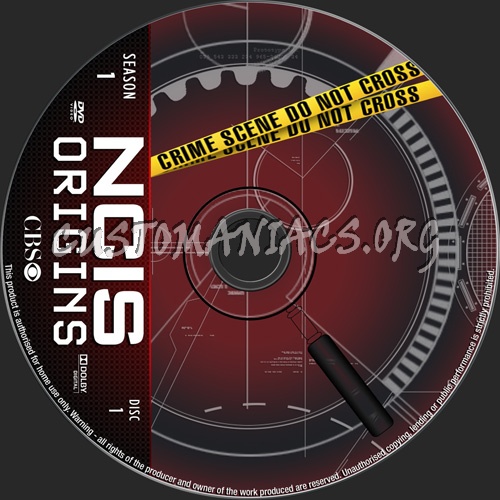 NCIS Origins Season 1 dvd label