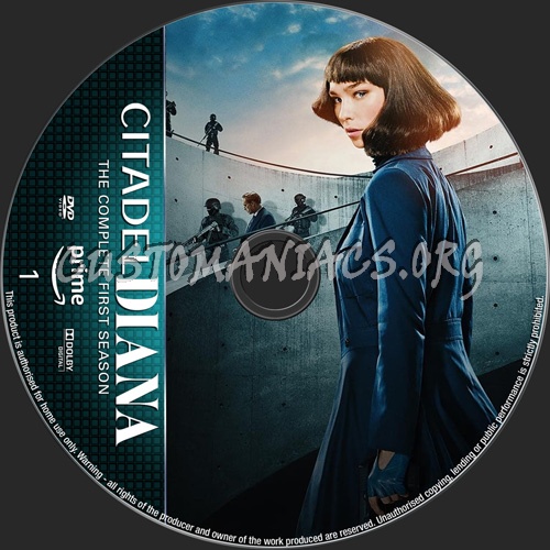 Citadel Diana Season 1 dvd label