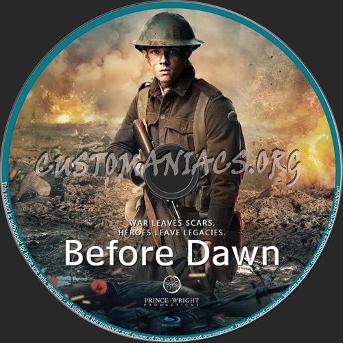 Before Dawn blu-ray label