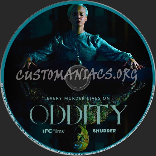 Oddity blu-ray label