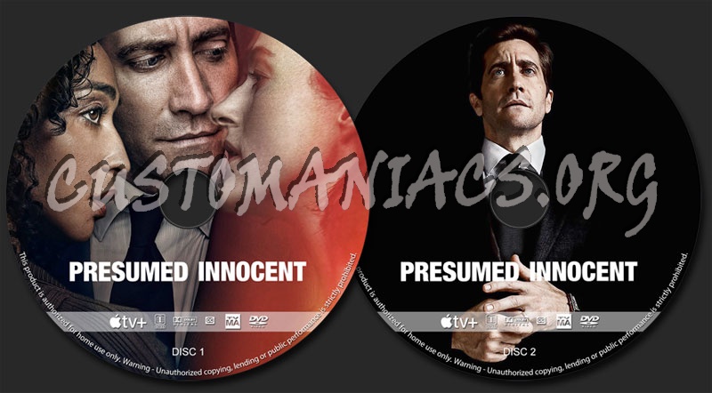 Presumed Innocent (TV mini-series) dvd label